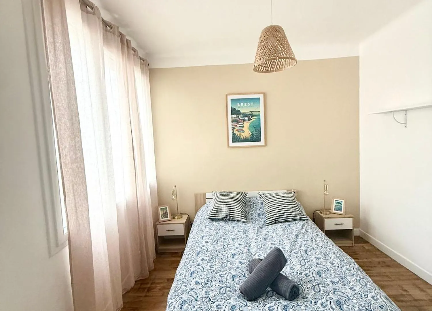 아파트 Appartement Avec Chambre Separee Brest Centre Ville